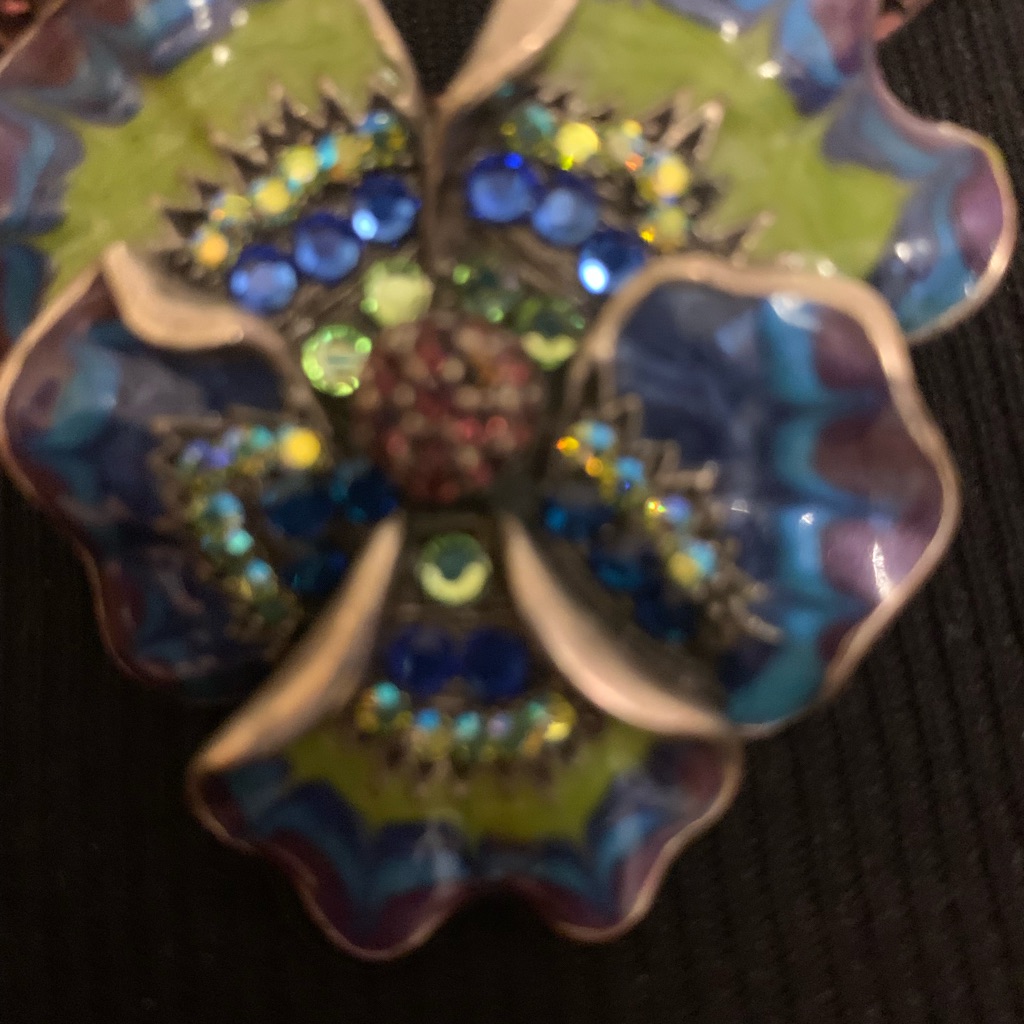Chico Enamel With Rhinestones 16” Necklace